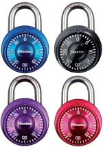Λουκέτο μίνι 38mm σταθερού συνδυασμού σε 4 χρώματα, MASTERLOCK
