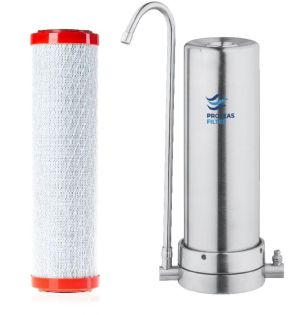 Φίλτρο άνω πάγκου μονό από ανοξείδωτο ατσάλι 304