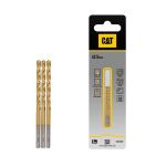 CAT Τρυπάνι τιτανίου HSS σετ:3τεμ 2.5x57mm DA02002