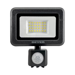 GEYER Προβολέας led μαύρος με ανιχνευτή κίνησης 20W 4000K LPRM20CES