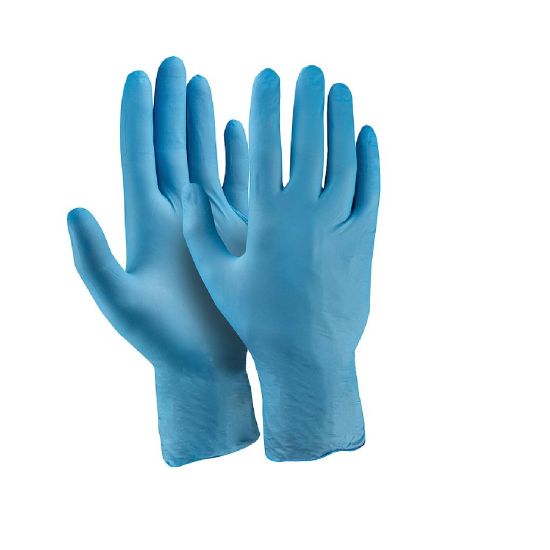 Γάντια μιας χρήσης nitrile μπλε Dext 9/L (κουτί των 100τεμ.) D3609