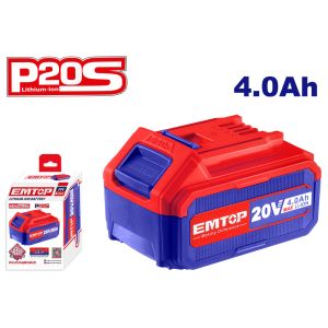 EMTOP ΜΠΑΤΑΡΙΑ 20V, 4.0AH LI-ION EBPK2002