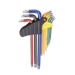 TOP MASTER Torx σετ 9τεμ CR-V πλαστική θήκη μεγάλο μέγεθος πολύχρωμα 390174