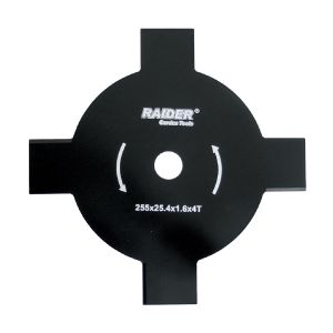 RAIDER Θαμνοκοπτικού δίσκος 4 δόντια 255MM 110229