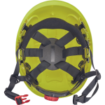 Κράνος εργοταξίου Alpinworker κίτρινο HV με ενσωματωμένα γυαλιά