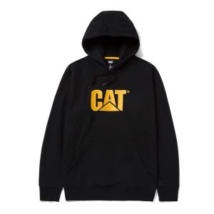CAT Μπλούζα φούτερ με κουκούλα trademark μαύρη 2XL W10646-016