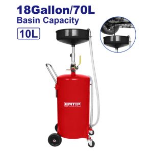 EMTOP ΦΟΡΗΤΗ ΔΕΞΑΜΕΝΗ ΑΠΟΣΤΡΑΓΓΙΣΗΣ ΛΑΔΙΟΥ 70L EMKD1A07