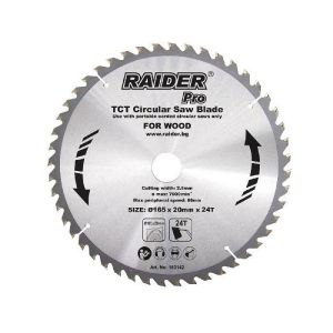 RAIDER Δίσκος κοπής ξύλου Φ30/Φ235/48Δόντια 163142