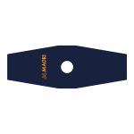 AGP Δίσκος θαμνοκοπτικού 2 δόντια 255x90x25,4x1,6mm