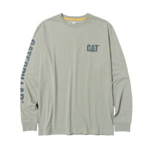 CAT Μπλουζάκι μακρυμάνικο trademark tee πράσινο 2XL 1510034-16-5808