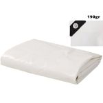 Μουσαμάδες 190gr 5 * 8m λευκοί αδιάβροχοι με κρίκους