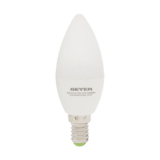 GEYER Λάμπα led κεράκι C35 E14 4.5W κίτρινο 470LM LCWE145E