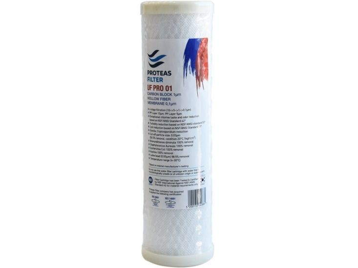 Φίλτρο ενεργού άνθρακα Proteas UF PRO 01 10"-0,1μm