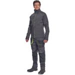 ΜΠΟΥΦΑΝ SOFTSHELL ΕΡΓΑΣΙΑΣ ΑΔΙΑΒΡΟΧΟ GREENDALE ΑΝΘΡΑΚΙ/ΛΑΙΜ 94%poly-6%elast, 320 g/m² XL