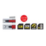 TOP MASTER Κατσαβίδι ηλεκτρολόγου VDE 1000V PZ/S2x100mm 220101