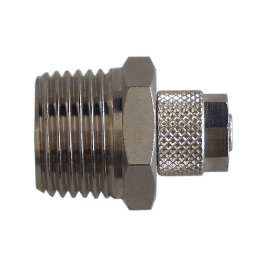 Ρακόρ μεταλλικό ίσιο 1/2″ αρσ. - 5/16″ σωλ. βιδωτό