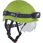 Κράνος εργοταξίου Alpinworker κίτρινο με ενσωματωμένα γυαλιά