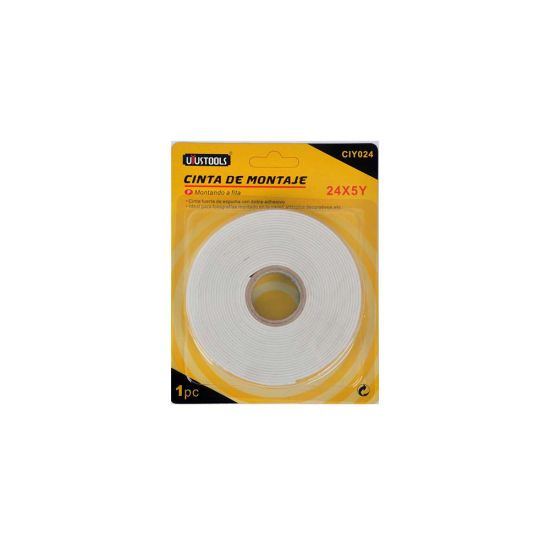 UYUSTOOLS ΤΑΙΝΙΑ ΔΙΠΛΗΣ ΟΨΕΩΣ 24mm CIY024