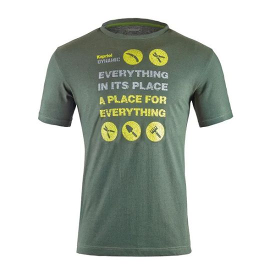 ΜΠΛΟΥΖΑ T-SHIRT ENJOY ΣΚΟΥΡΟ ΠΡΑΣΙΝΟ XL