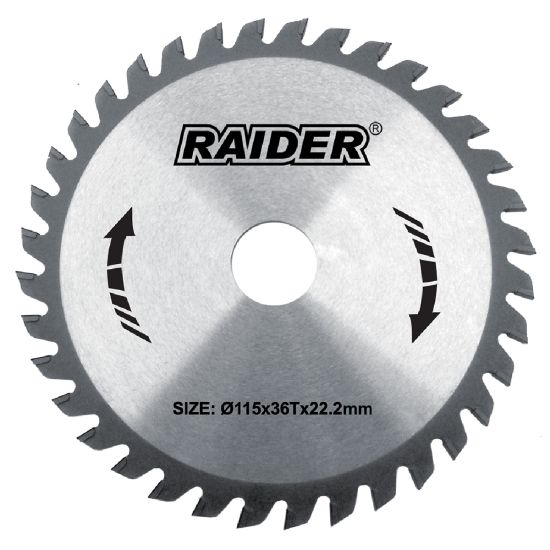RAIDER Δίσκος κοπής ξύλου Φ20/Φ165/24Δόντια 163143