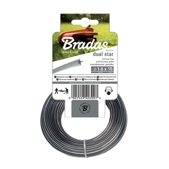 BRADAS ΝΗΜΑ ΜΕΣΙΝΕΖΑΣ RIPPER DUAL 1,6mmX15m ZRG1615K