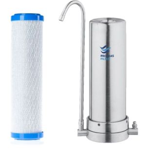 Φίλτρο άνω πάγκου μονό από ανοξείδωτο ατσάλι 304