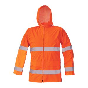 Αδιάβροχο μπουφάν Gordon HV πορτοκαλί XL Poly/Pu