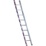 Σκάλα επαγγελματική αλουμινίου μονή - 21 σκαλιά ύψος: 5,50m.