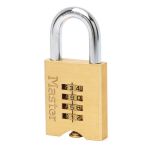 Λουκέτο μπρούτζινο 50mm με συνδυασμό, MASTERLOCK