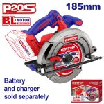 EMTOP BRUSHLESS ΔΙΣΚΟΠΡΙΟΝΟ 185mm ΜΠΑΤΑΡΙΑΣ 20V ELCS1851