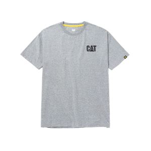 CAT Μπλουζάκι κοντομάνικο γκρι trademark tee 2XL W05324