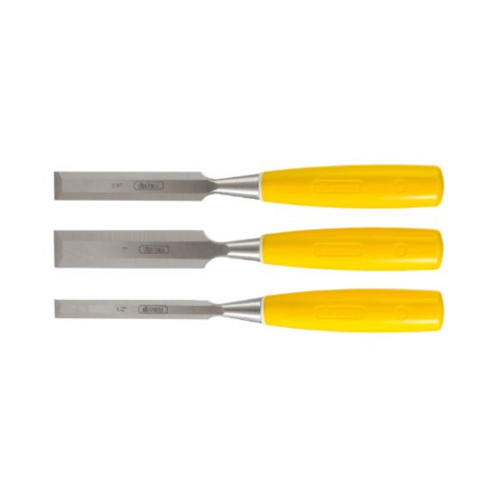 UYUSTOOLS ΣΕΤ 3ΤΜΧ ΣΚΑΡΠΕΛΑ ΞΥΛΟΥ 1/2",3/4",1" FMP301