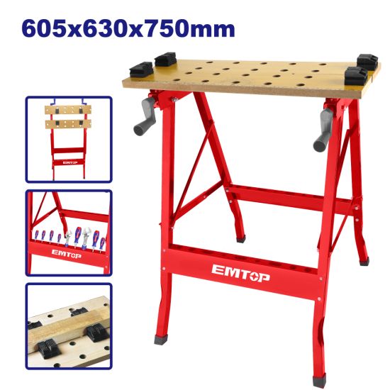 EMTOP ΠΤΥΣΣΟΜΕΝΟΣ ΠΑΓΚΟΣ ΕΡΓΑΣΙΑΣ 605X630X750MM EMWE1525