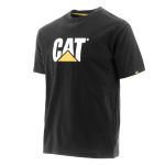 CAT Μπλουζάκι κοντομάνικο μαύρο tm logo L 1510305-016