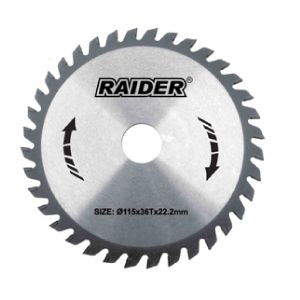 RAIDER Δίσκος κοπής ξύλου Φ125/40Δόντια 163131