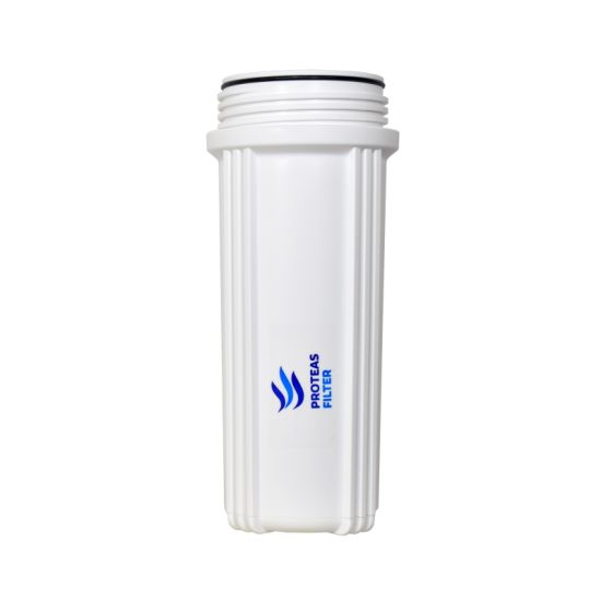 Κέλυφος 10″ λευκό για φιλτροθήκες 2Μ 10″ - 1/4″ & 1/2″