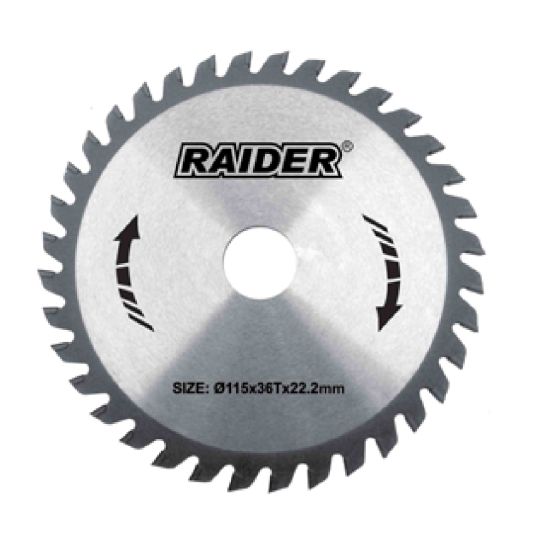 RAIDER Δίσκος κοπής ξύλου Φ20/Φ190/80Δόντια 163136