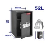 EMTOP ΜΕΤΑΛΛΙΚΟ ΧΡΗΜΑΤΟΚΙΒΩΤΙΟ ΟΘΟΝΗΣ LCD 500x350x330mm 17Kg ΑΝΘΡΑΚΙ EESF5003