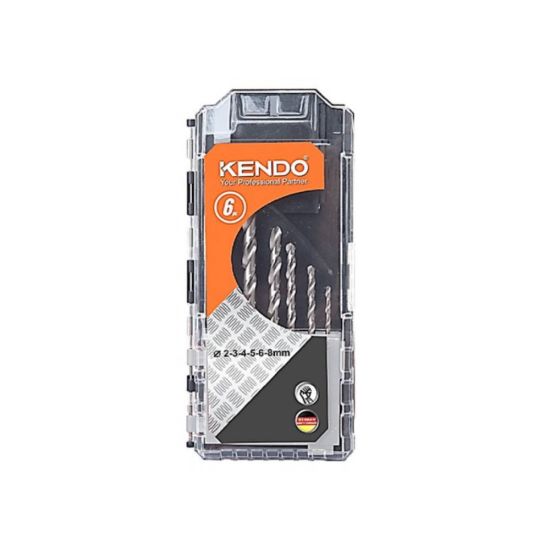 KENDO ΣΕΤ 6ΤΜΧ ΤΡΥΠΑΝΙΑ HSS ΤΙΤΑΝΙΟΥ Φ2-8MM 11602933