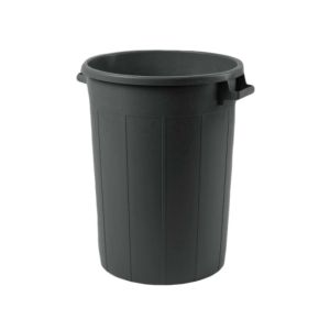 STARPLAST ΚΑΔΟΣ ΑΠΟΡΡΙΜΑΤΩΝ ΣΤΡΟΓΓΥΛΟΣ ΜΑΥΡΟΣ 100L MK0330