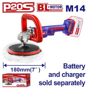 EMTOP BRUSHLESS ΑΛΟΙΦΑΔΟΡΟΣ 20V 180MM ELAP2018