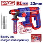 EMTOP BRUSHLESS ΣΚΑΠΤΙΚΟ ΠΕΡΙΣΤΡΟΦΙΚΟ ΠΙΣΤΟΛΕΤΟ 2J SDS-PLUS ΜΠΑΤΑΡΙΑΣ 20V ELRH20208