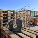 GTC Μπότες γονάτου Gaia PVC πράσινες No37