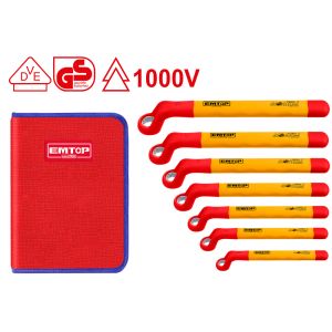 EMTOP ΣΕΤ ΠΟΛΥΓΩΝΑ ΣΠΑΣΤΑ 1000V VDE 7 ΤΕΜ EKISPA0702
