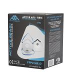 Μάσκα FFP2 NR ενεργού άνθρακα με βαλβίδα AIR R21C