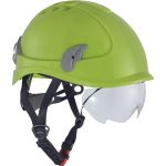 Κράνος εργοταξίου Alpinworker κίτρινο με ενσωματωμένα γυαλιά