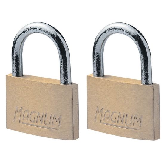 Σετ 2 λουκέτα μπρούτζινα 40mm Magnum, MASTERLOCK