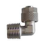 Ρακόρ μεταλλικό γωνία 1/4″ αρσ. - 5/16″ σωλ. βιδωτό
