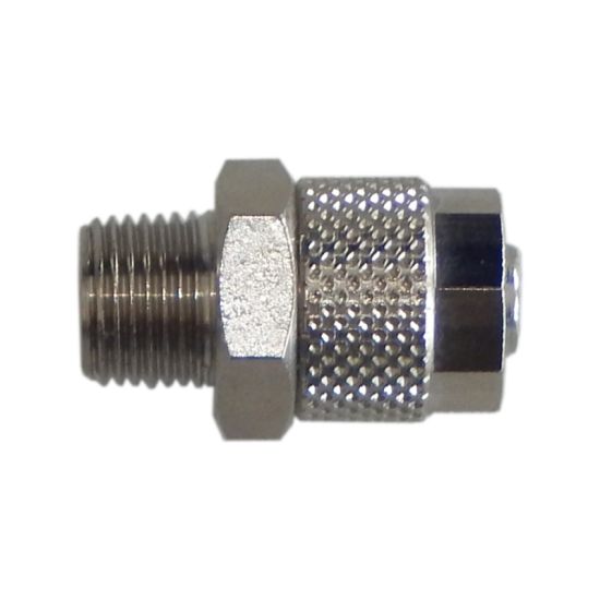 Ρακόρ μεταλλικό ίσιο 1/8″ αρσ. - 5/16″ σωλ. βιδωτό