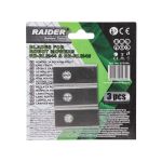 RAIDER Μηχανής γκαζόν μαχαίρι Σετ:3τεμ. για RD-RLM44 & RLM45 075346
